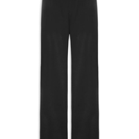 Calça Feminina Pantalona com Recorte e cinto - Preto