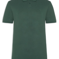 Polo Masculina Pima Piquet - Verde