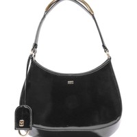 Bolsa Feminina Tiracolo Média Couro - Preto