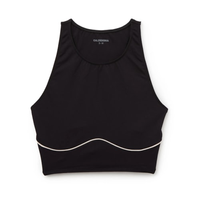 Top Efeito Debrum Soft Touch - Preto