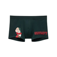 Cueca Boxer Disney Zangado Em Algodão Supima - Verde