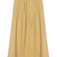 Saia Feminina Midi Maxi Godê -Bege