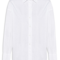 Camisa Feminina Alongada - Branco