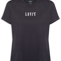 Camiseta Feminina Gr Favorite Serif Logo Tee - Preto