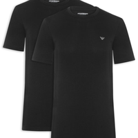 Kit 2 Camisetas Masculinas Pack Top 2 Peças - Preto