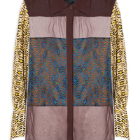 Camisa Feminina Est Geo Tigre - Animal Print