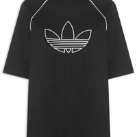 Camiseta Feminina Oversized T Adilenium - Preto