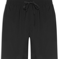 Short Masculino Beachwear Liso - Preto