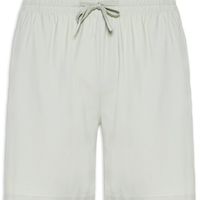 Short Masculino Beachwear Liso - Cinza