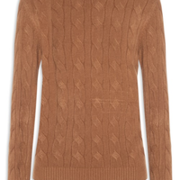 Suéter Feminino Texturizado Em Tricot - Bege