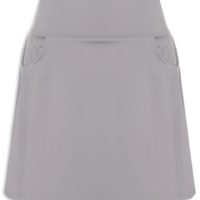 Short Saia Fitness Com Bolso - Cinza