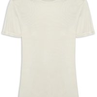 Camiseta Feminina Básica Alongada - Bege