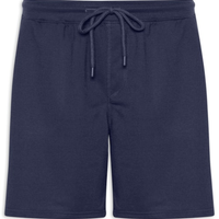 Bermuda Masculina Moletinho com Elástico Azul