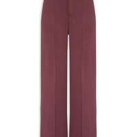 Calça Feminina Leve Reta - Vermelho
