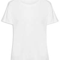 Camiseta Breath Back Comfort Feminina Branco