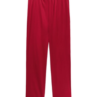 Calça Em Seda - Vermelho