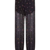Calça Feminina GGT Estampa Lily - Preto
