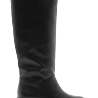 Bota Feminina Cano Longo Salto Baixo - Preto