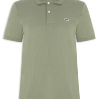 Polo Masculina Classic Fit L.12.12 Light Piquet - Verde