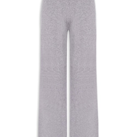 Calça Feminina Tricot Canelada - Cinza