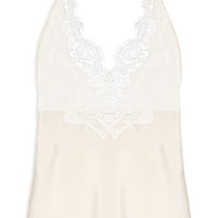 Top Feminino Frente Única Renda - Bege