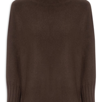 Suéter Feminino Em Tricot - Marrom