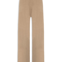 Calça Feminina Tricot Bicolor - Bege