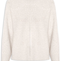 Suéter Feminino Em Tricot - Bege