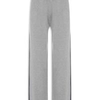 Calça Feminina Tricot Bicolor - Cinza