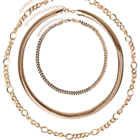 Kit De Colares Femininos - Dourado