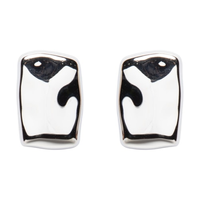 Brinco Feminino Maxi Martelado - Prateado