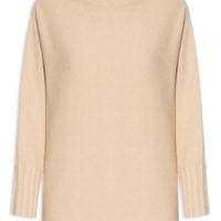 Suéter Feminino Em Tricot - Bege