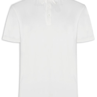 Polo Masculina Tech Corte A Laser - Branco