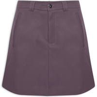 Saia Curta Com Bolso - Roxo