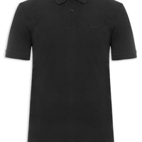 Polo Masculina Manga Curta Pio 1 Regular fit Preto