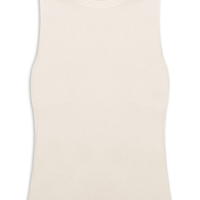 Blusa Feminina Gola Redonda Em Tricot - Off White