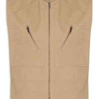 Camisa Feminina Duo Plissado Cotton - Bege