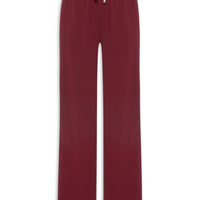 Calça Pantalona com Cordão Feminina Vermelho