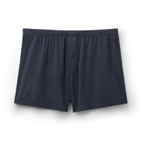Cueca Samba Canção Em Modal e Seda - Azul