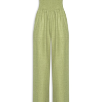 Macacão Feminino Com Lastex - Verde