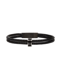 Pulseira Masculina Vértice - Preto