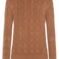 Suéter Feminino Texturizado Em Tricot - Bege