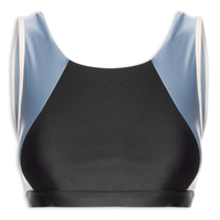 Top Feminino Alça Cruzada Liso - Preto
