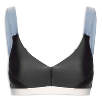 Top Feminino Alça Reta Liso - Preto