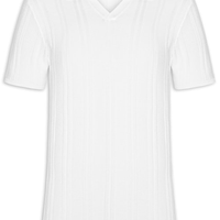Polo Masculina Em Tricot Com Gola Colômbia - Branco