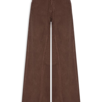 Calça Feminina De Veludo Dries - Marrom