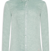 Camisa Masculina Puro Linho - Verde