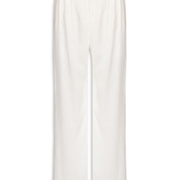 Calça Feminina Listrada Pantalona - Branco