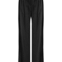 Calça Feminina Listrada Pantalona - Preto