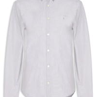 Camisa Masculina Manga Longa Cerrado - Cinza